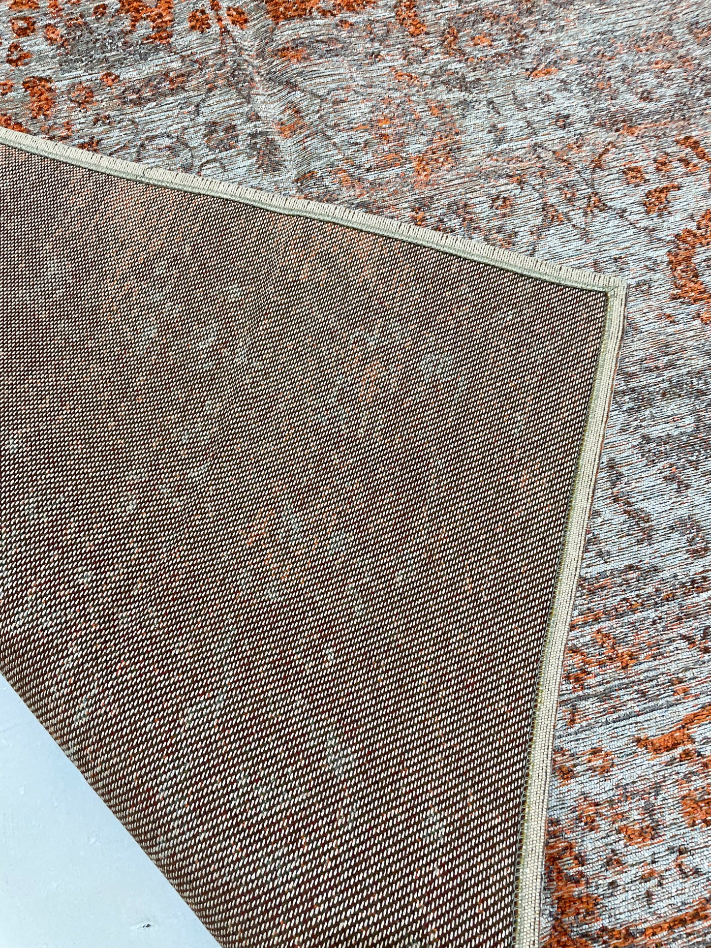 Hand-Knotted Wool Rug Turkish Oushak 5'2" x 7'9"