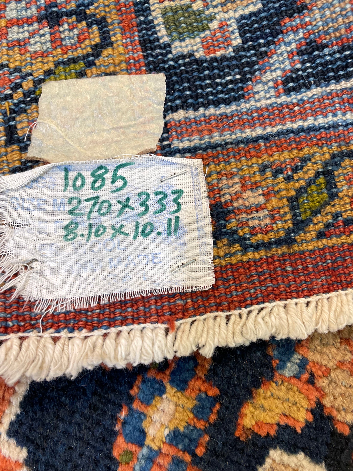 Hand-Knotted Wool Rug Zigler Mahal 8'10" x 10'11"