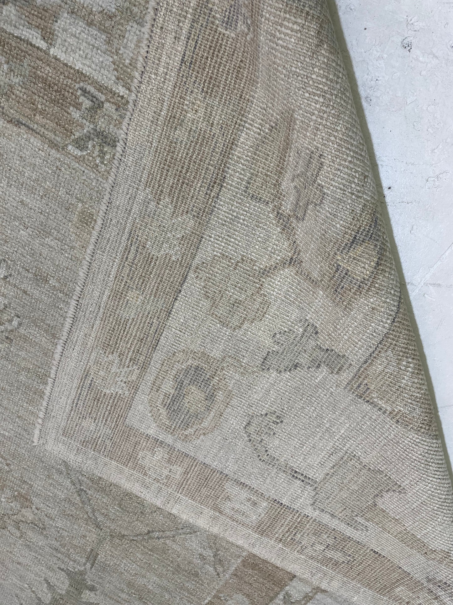 Hand-Knotted Wool Rug Turkish Oushak 8'3" x 10'6"