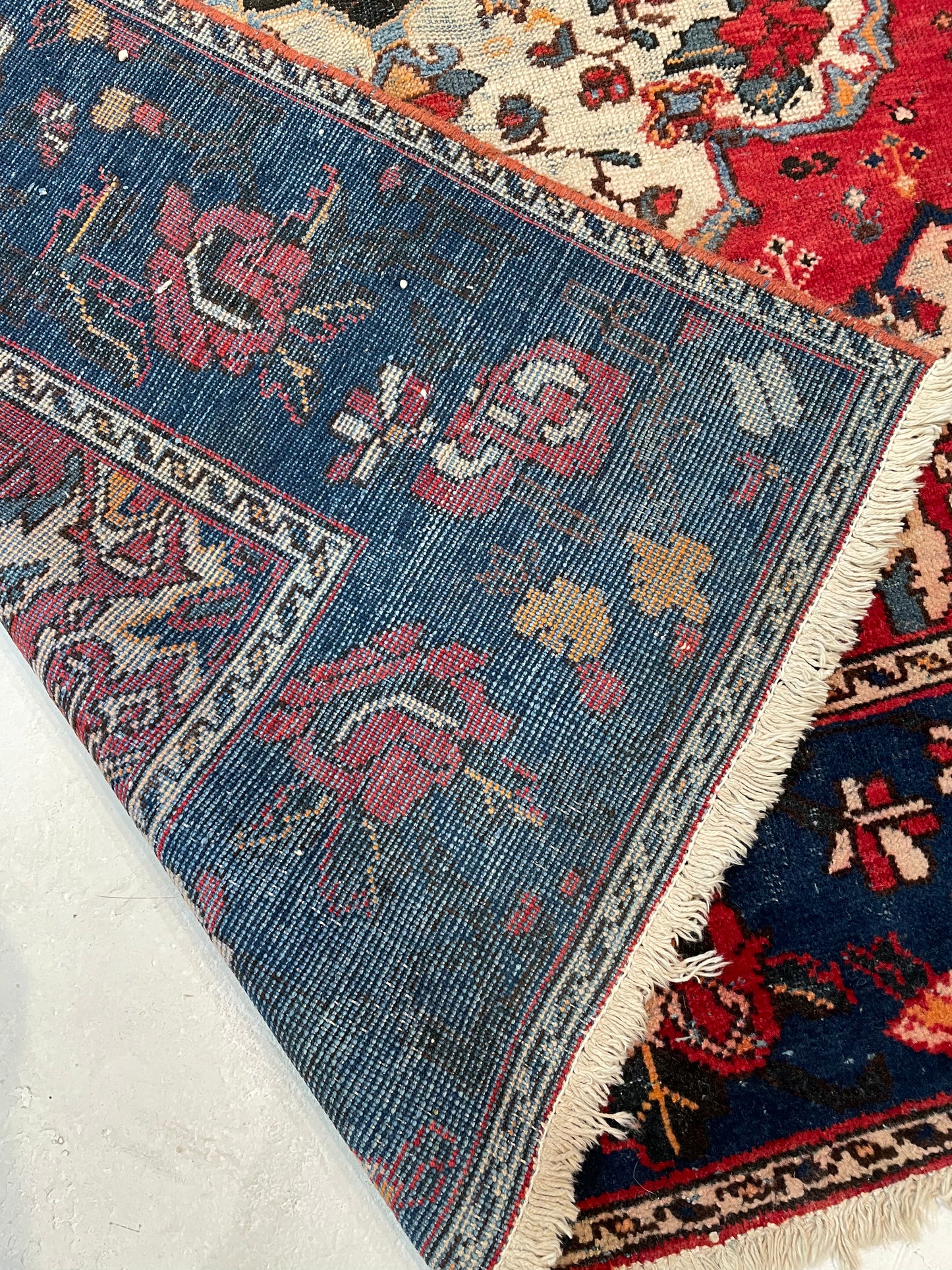 Hand-Knotted Wool Gallery Size Bakhtiari Henegoon 4'11" x 9'10"